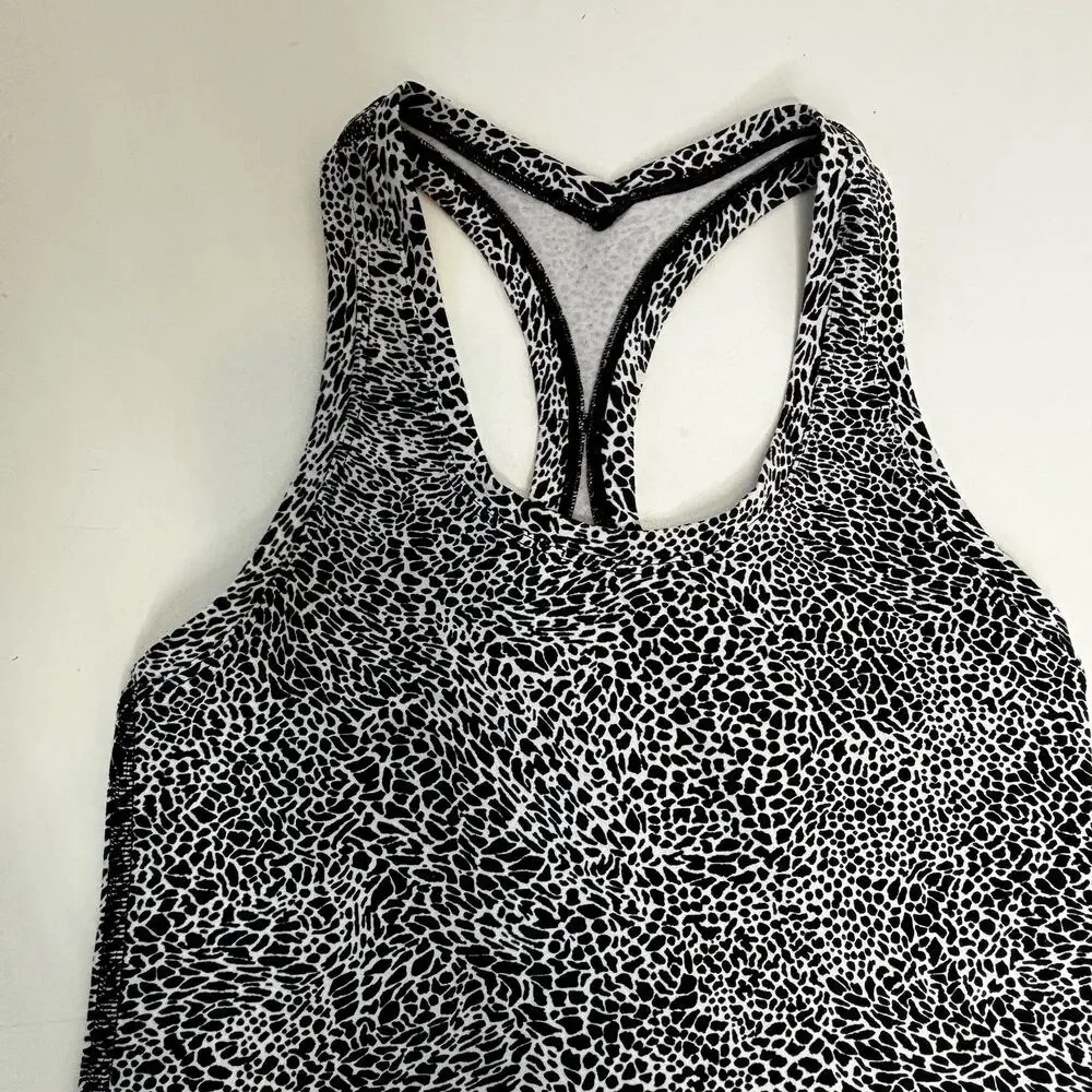 Lululemon Cool Racerback II Tank Polar Shift Alpine Black, White 4